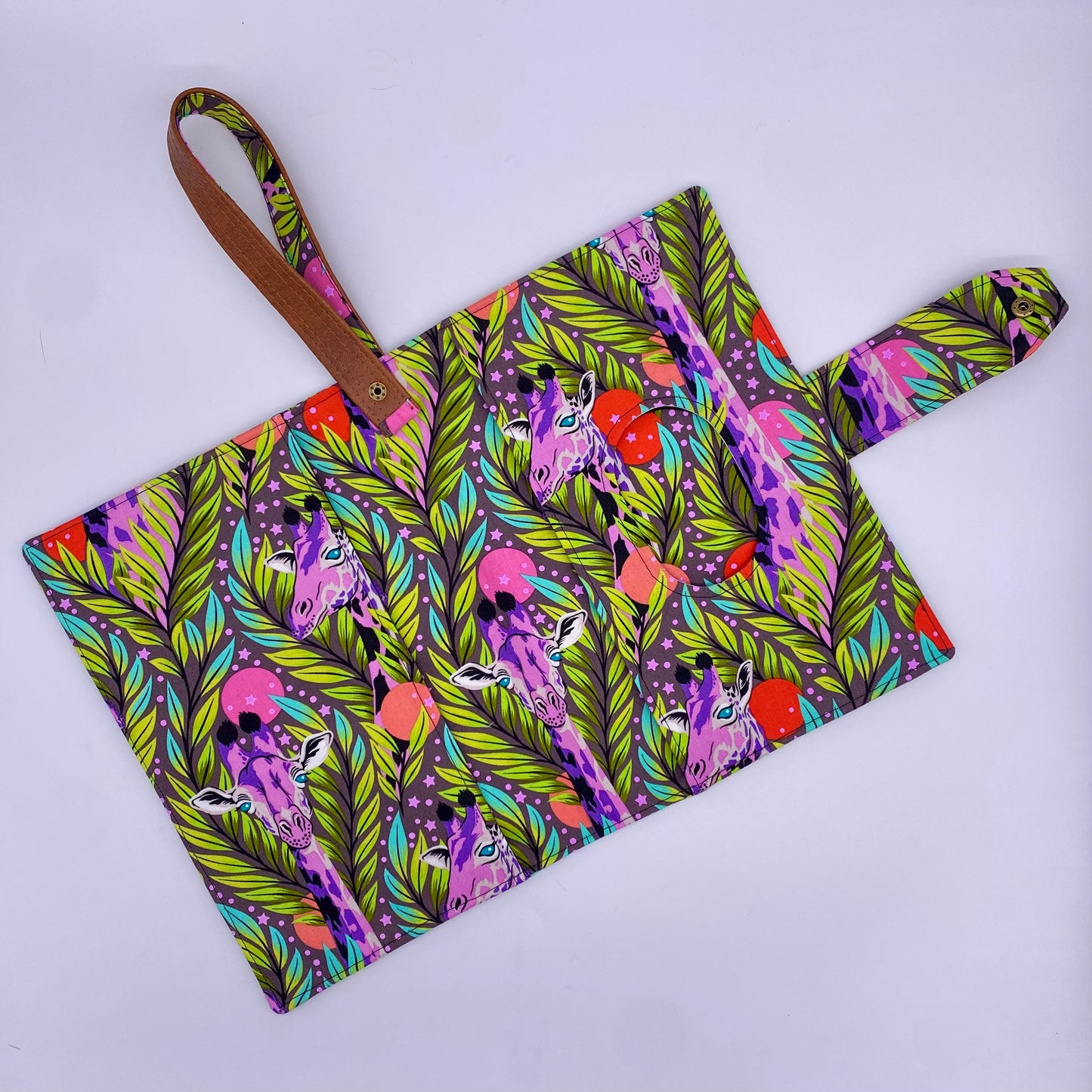Giraffe Diaper Clutch