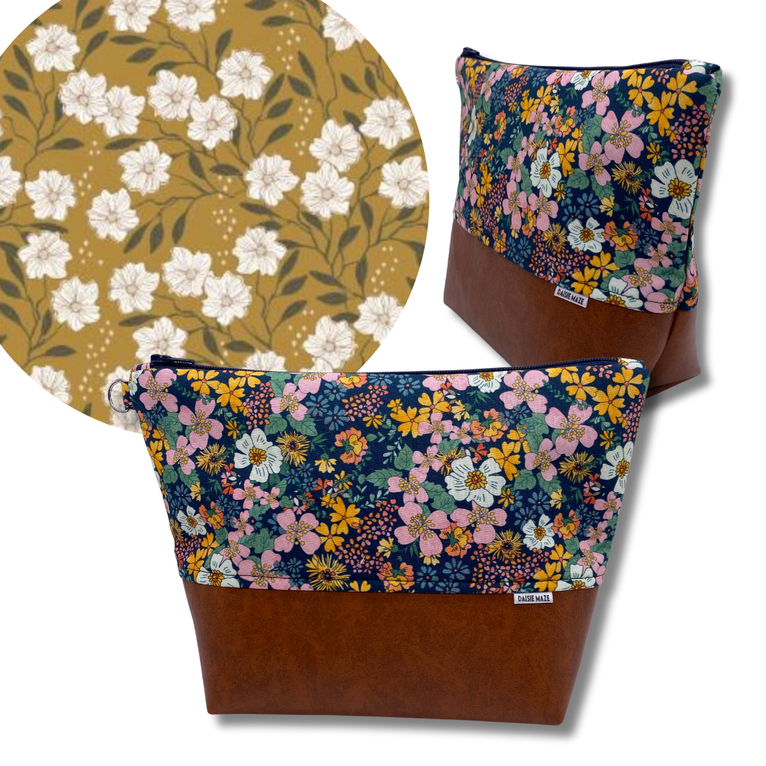 Floral Explorer Cosmetic Bag