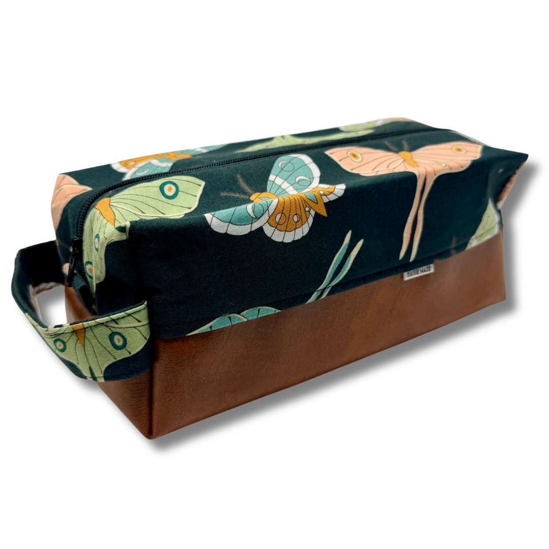 Moonbeam Moth Dopp Kit, Cosmetic Bag