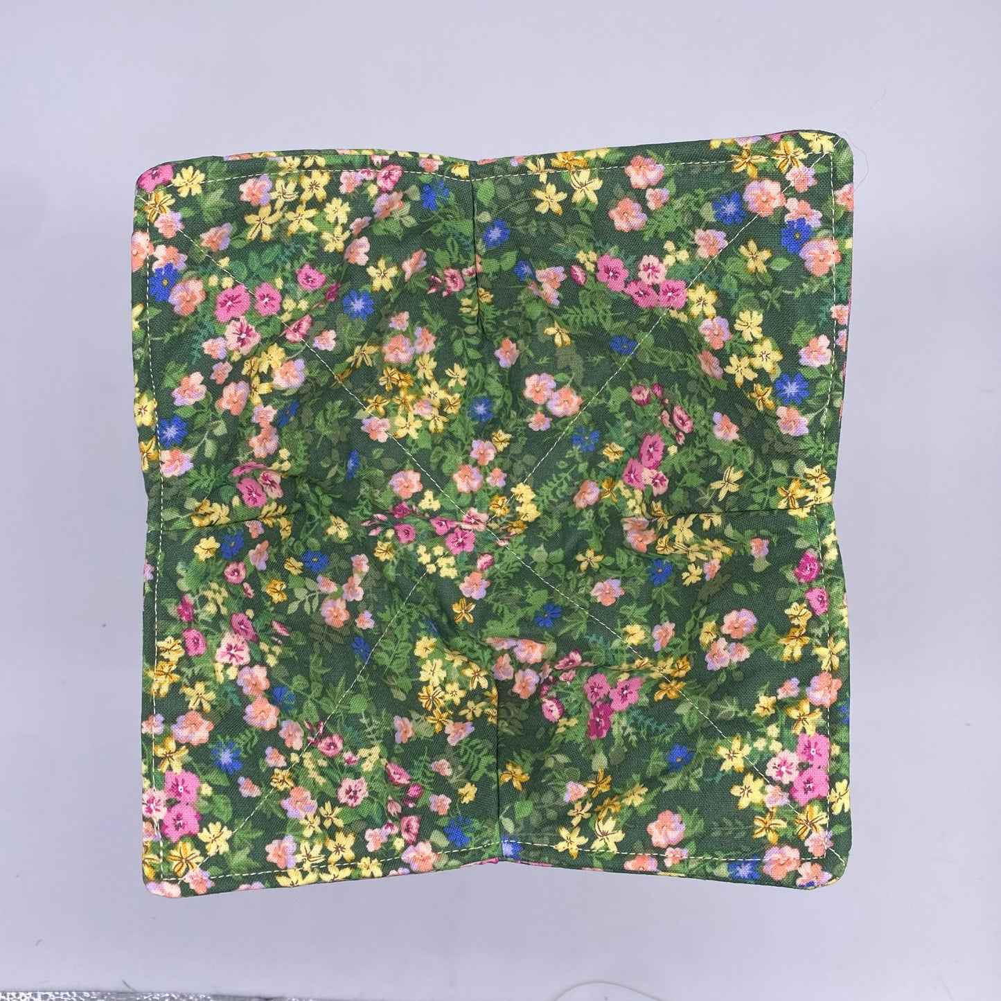 Green Floral Bowl Hug