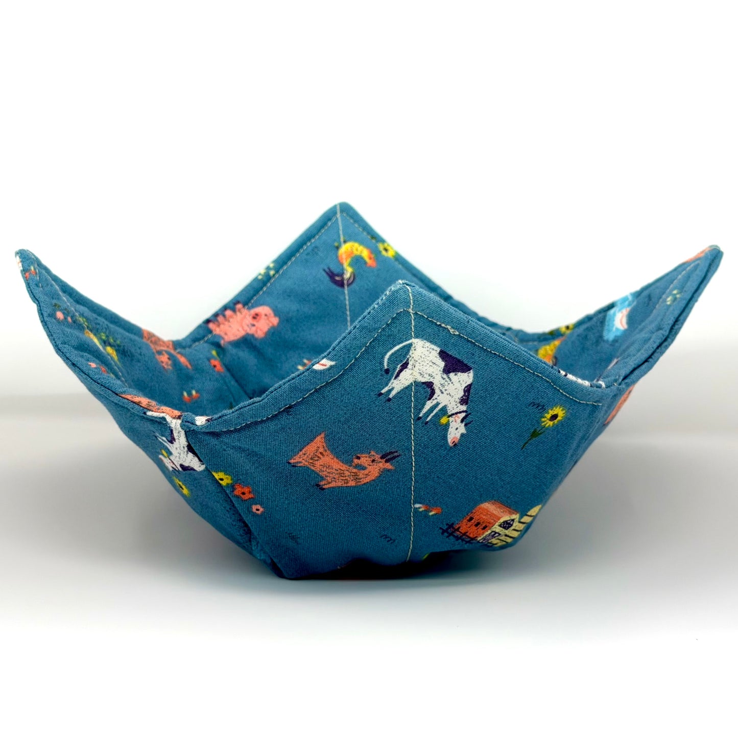 Farm Blue Bowl Hug