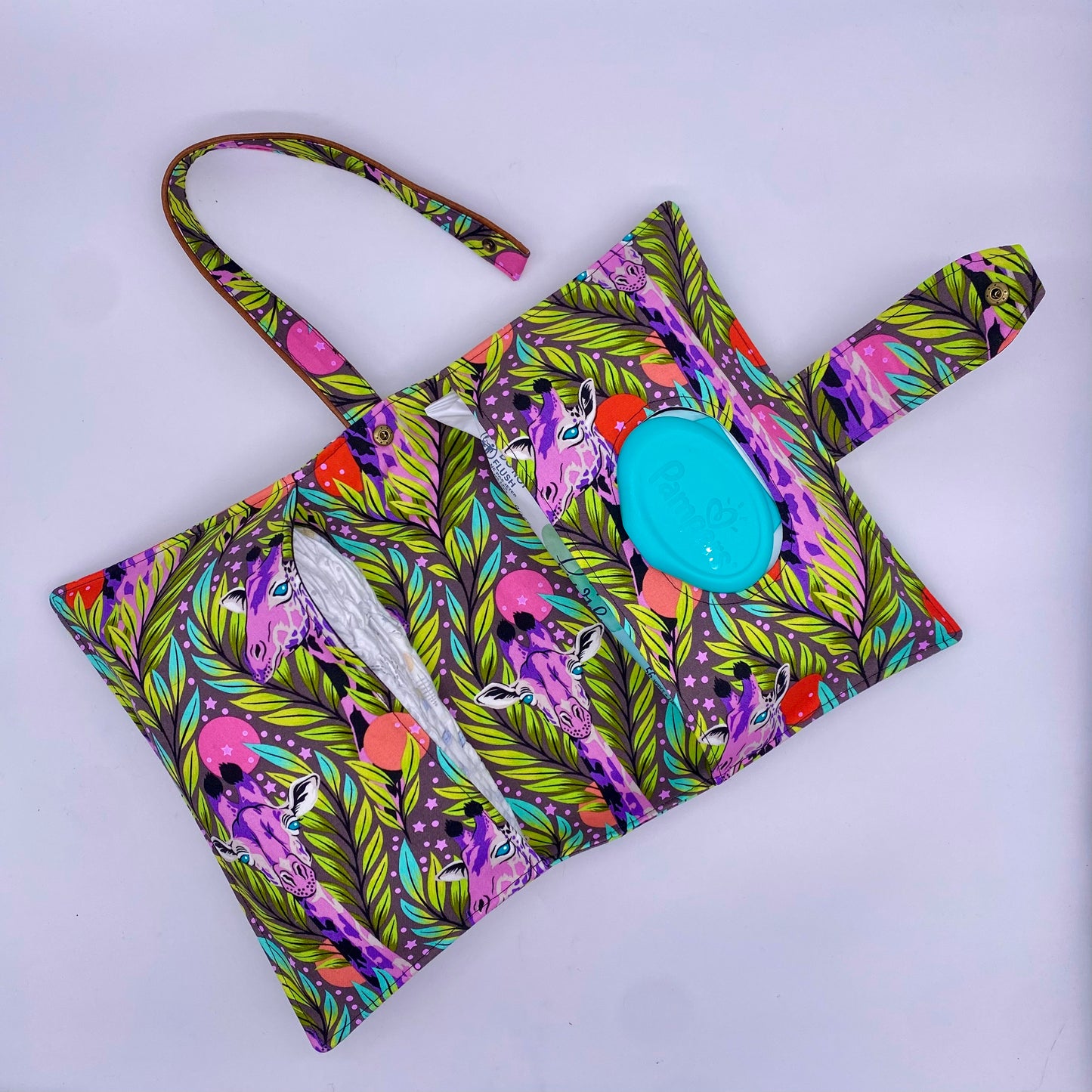 Giraffe Diaper Clutch