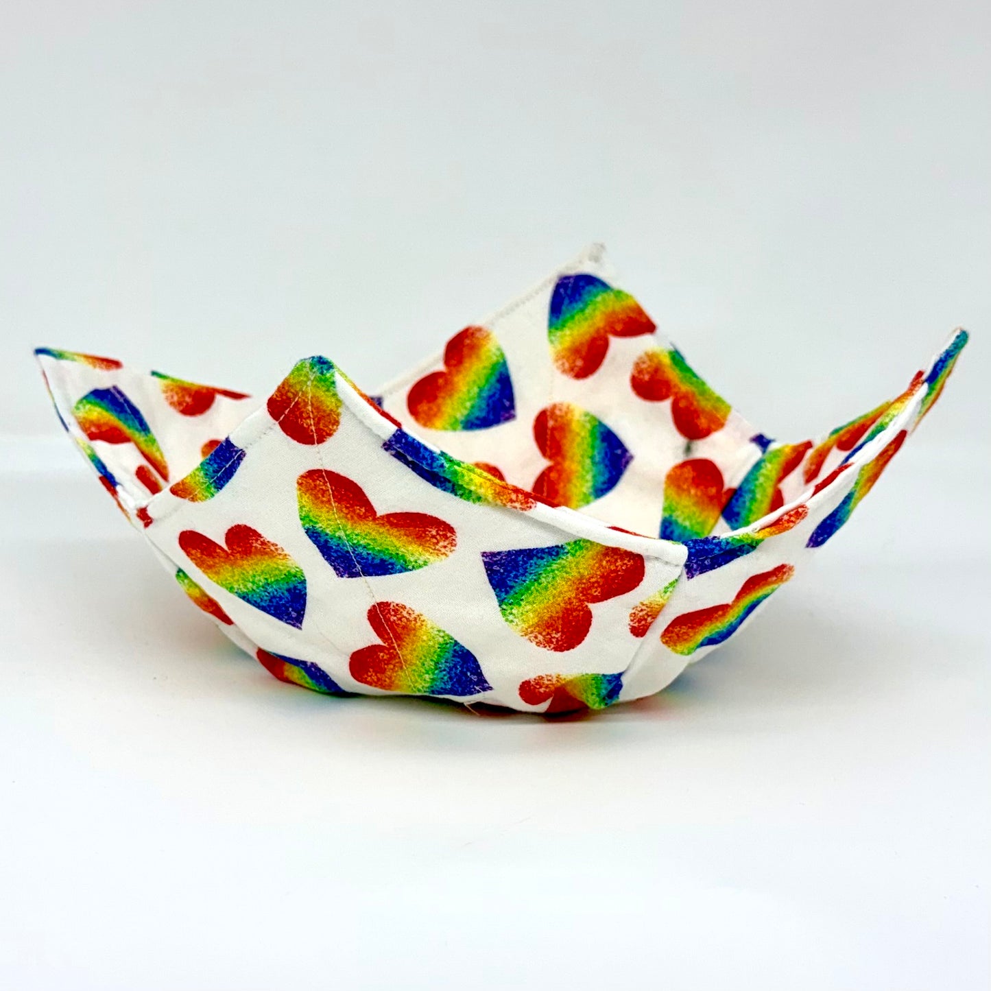 Rainbow Heart Bowl Hug
