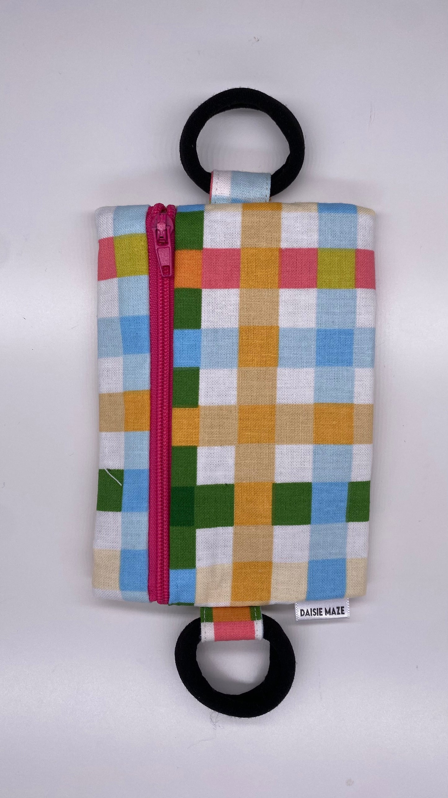 Plaid Bottle Bag
