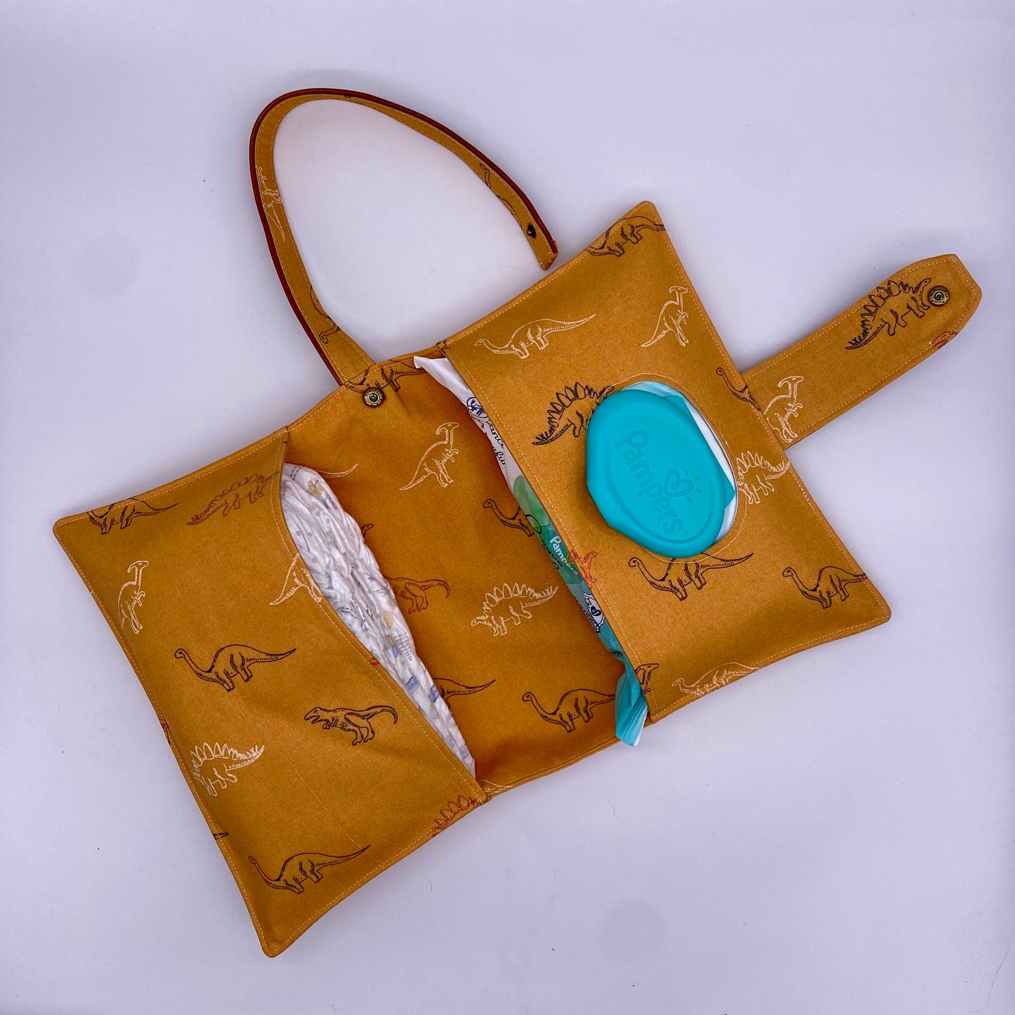 Prehistoric Sunshine Diaper Clutch