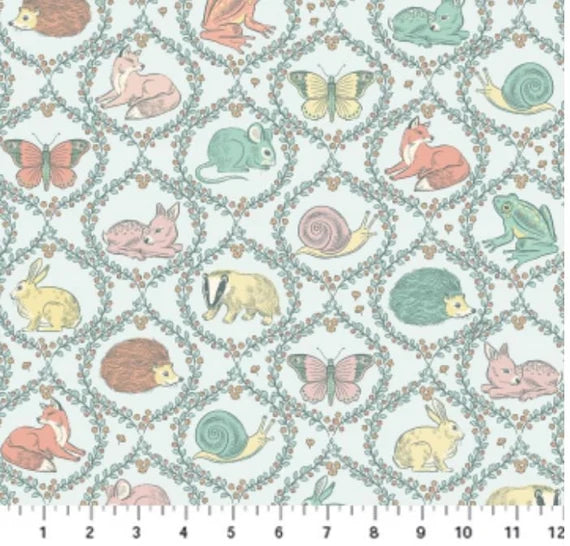 Festive Fauna Zipper Pouch