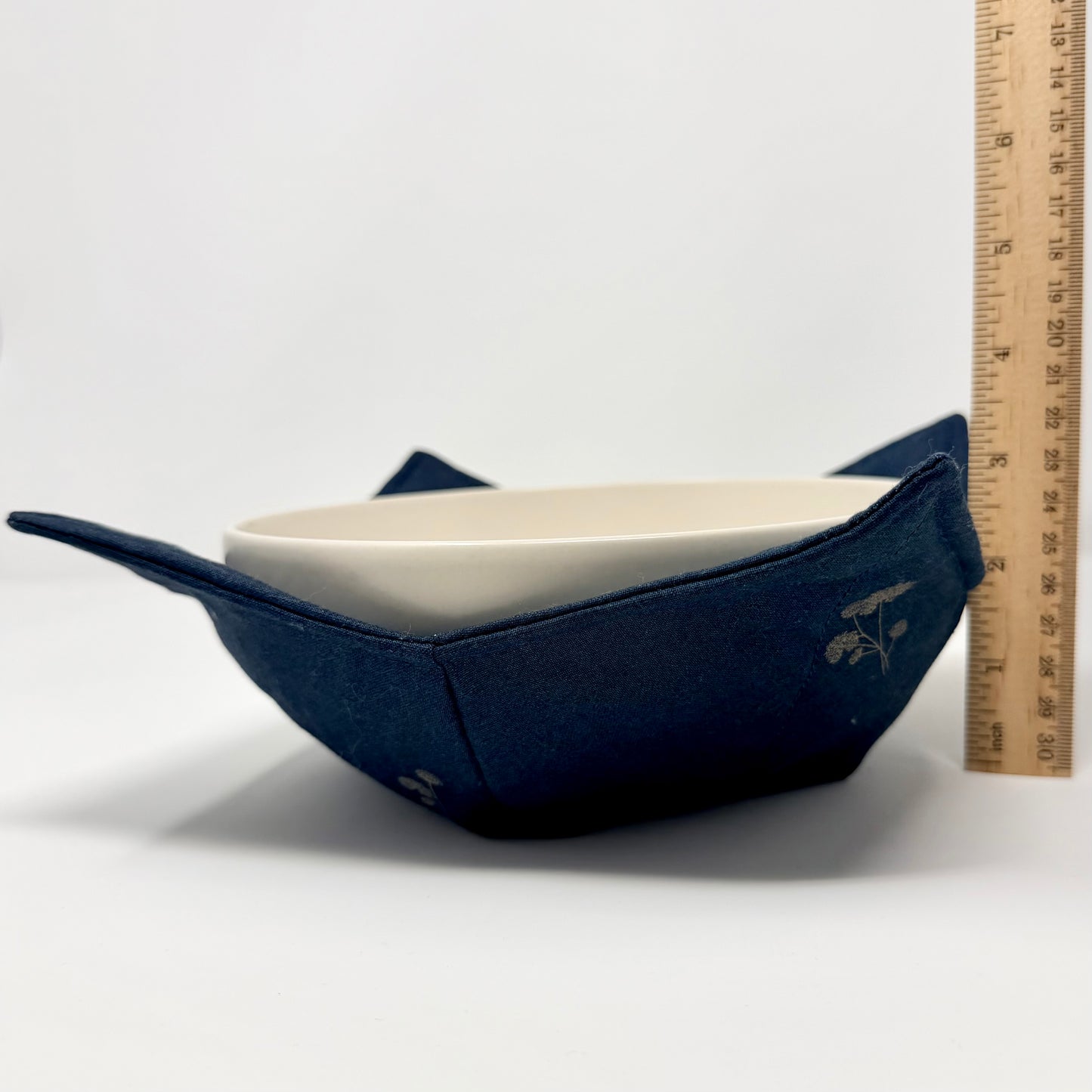 Aqua Moon Moth Large Bowl Hug