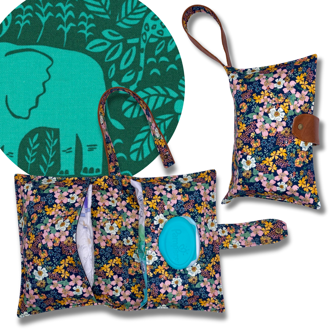 Jungle Paradise Diaper Clutch