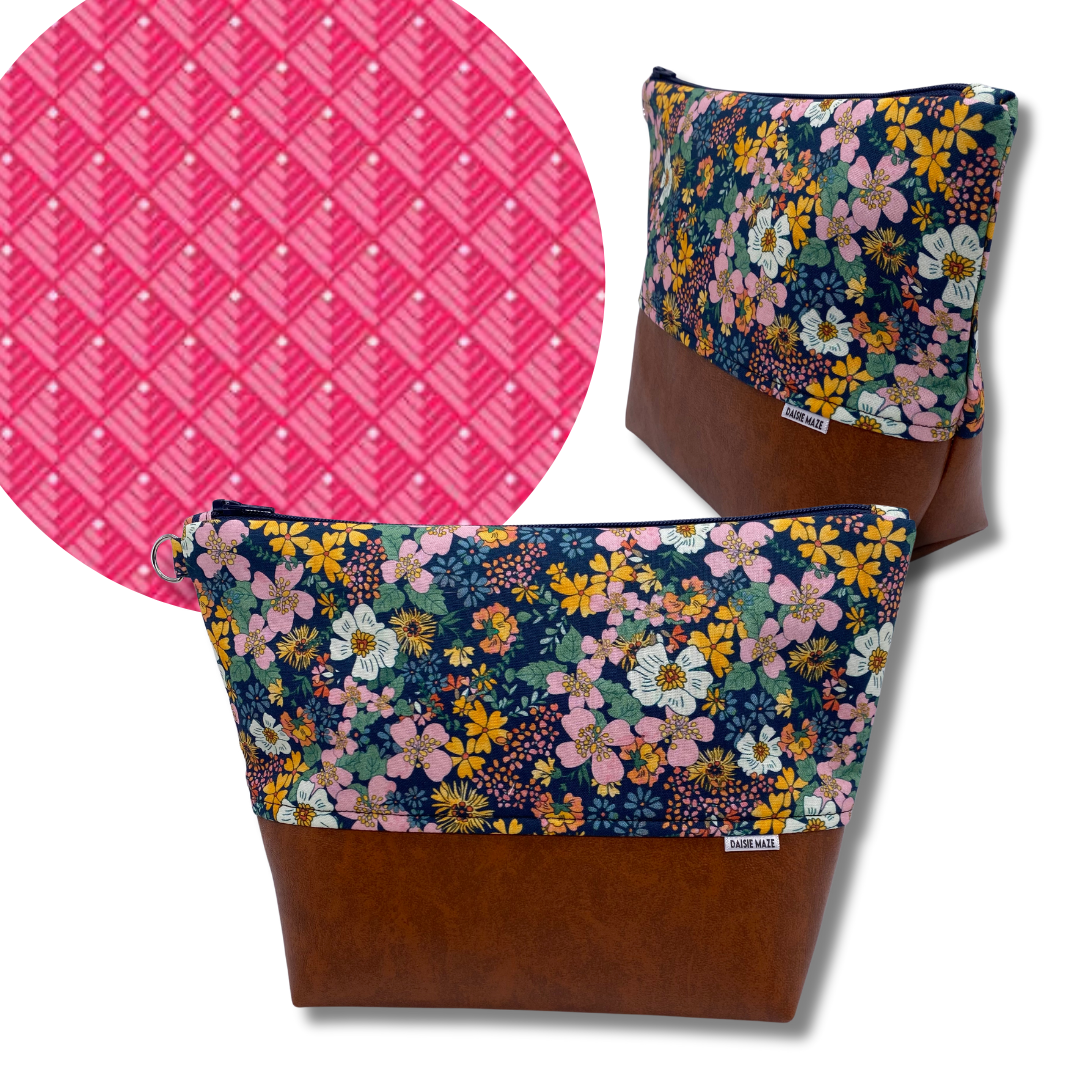Logcabin Pink Cosmetic Bag