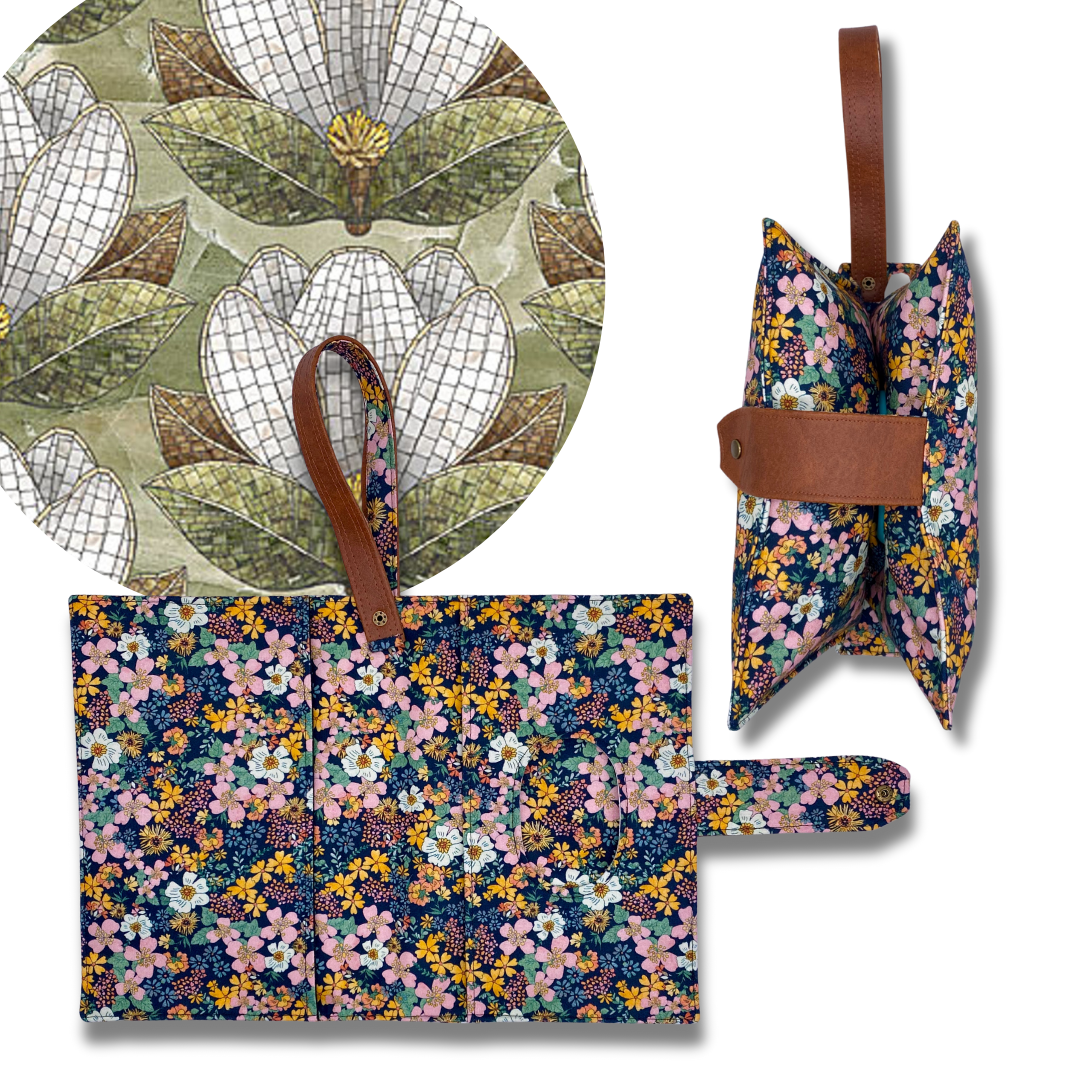 Magnolia Tiles Diaper Clutch