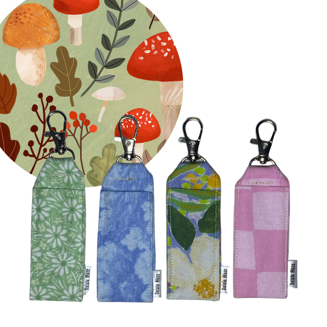 Mushroom Friends Chapstick Holder