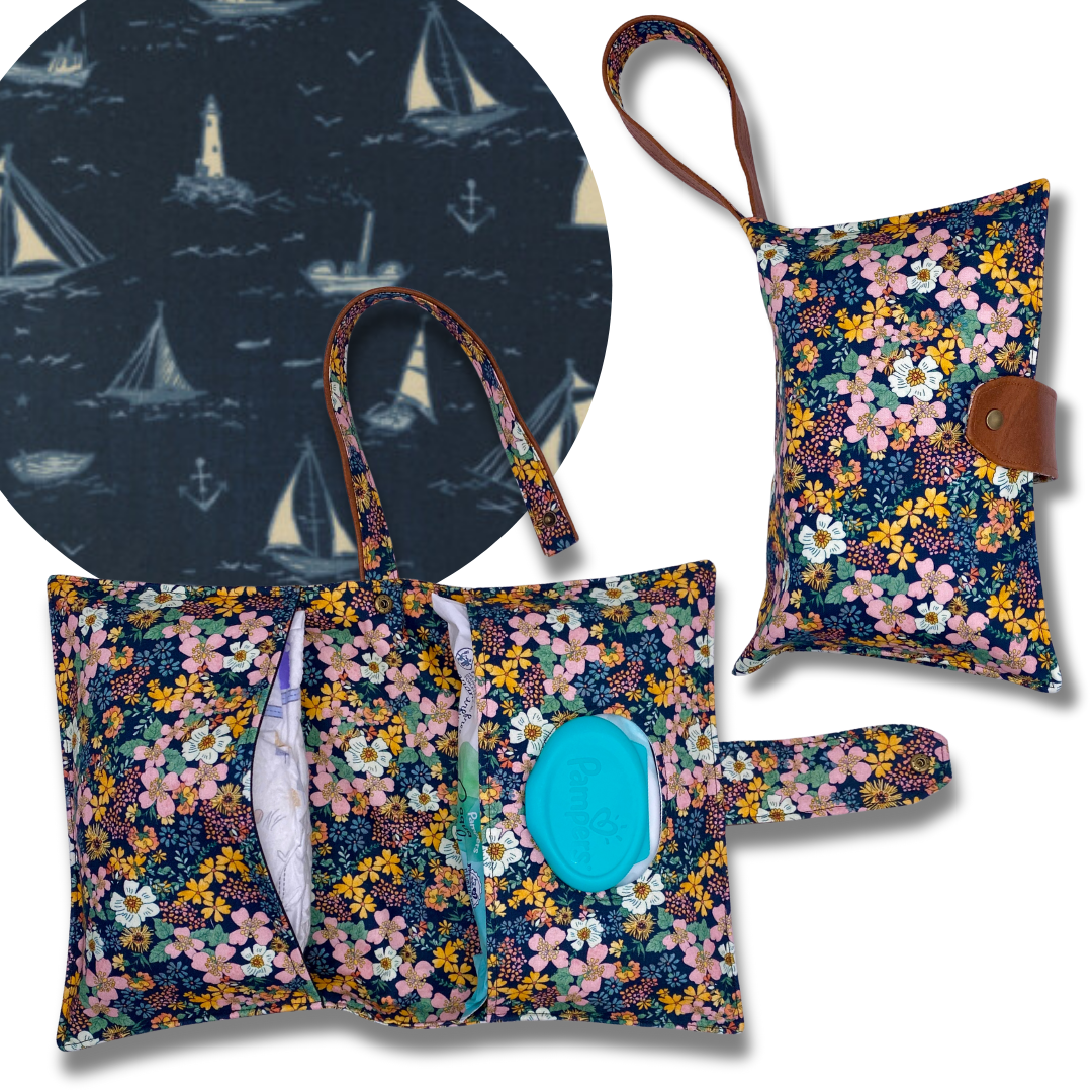 Set Sail Diaper Clutch