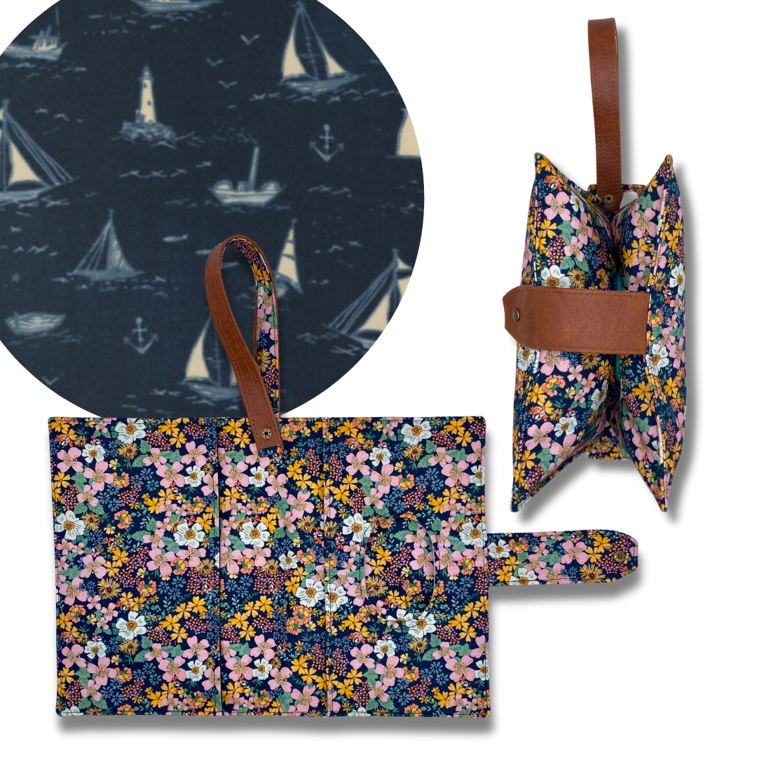 Set Sail Diaper Clutch