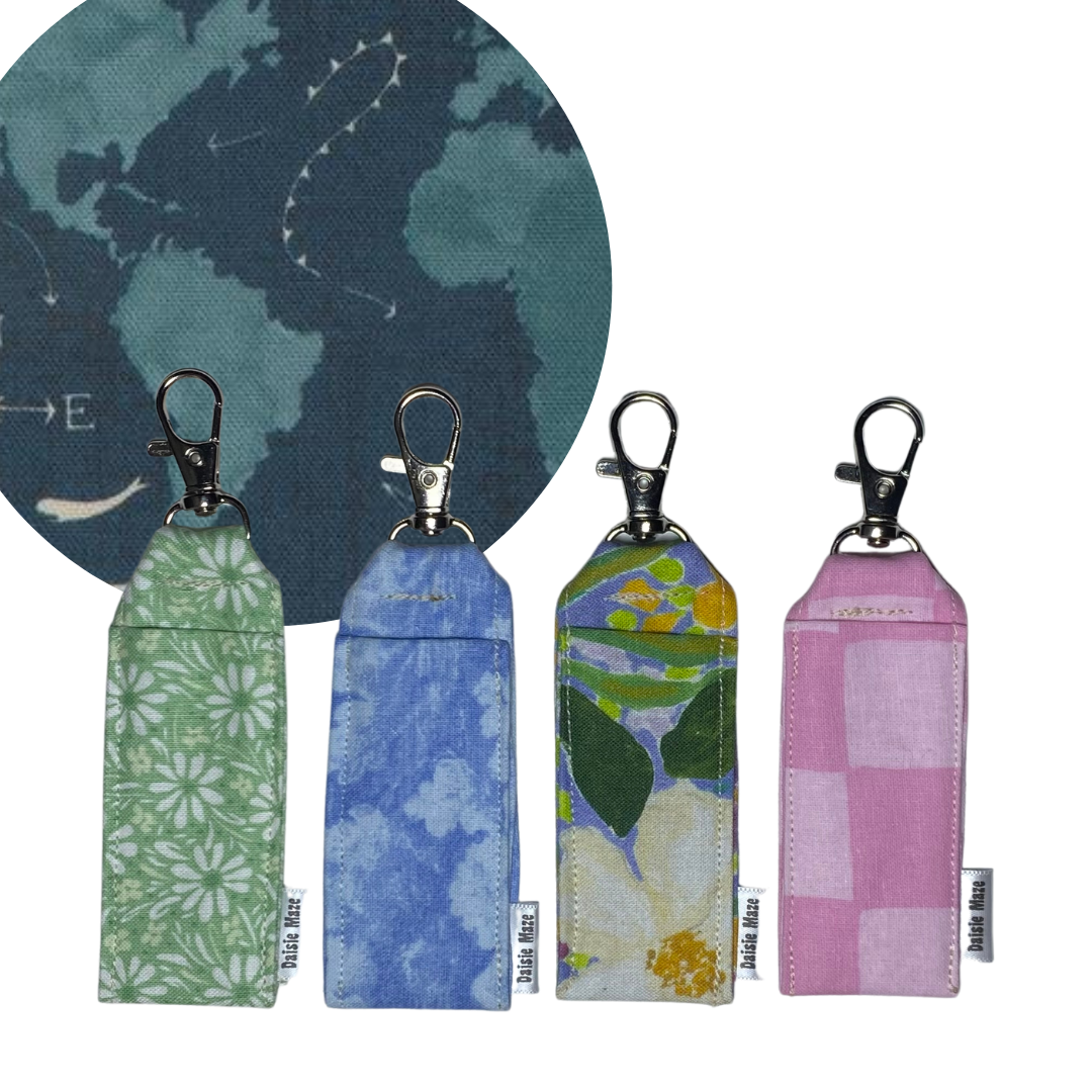 World Map Chapstick Holder