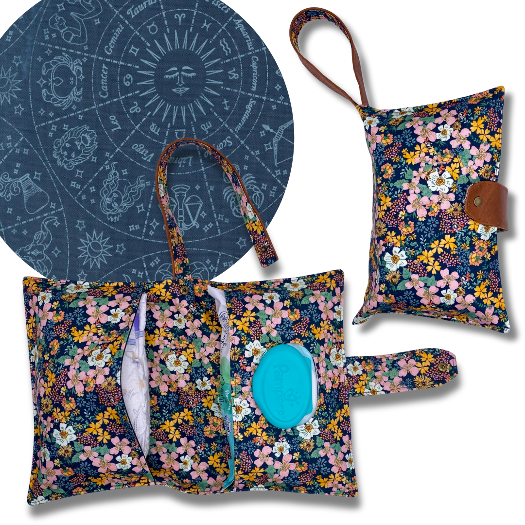Zodiac Calendar Diaper Clutch