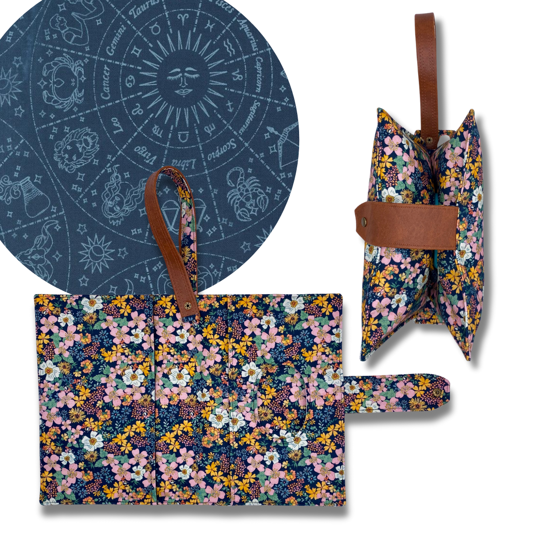 Zodiac Calendar Diaper Clutch