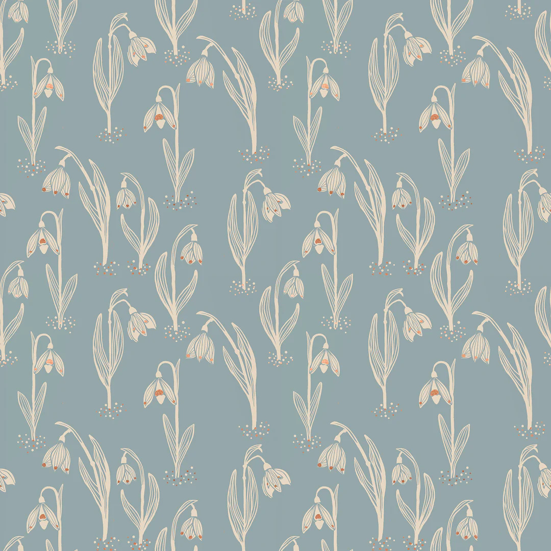 Snowdrops Cosmetic Bag