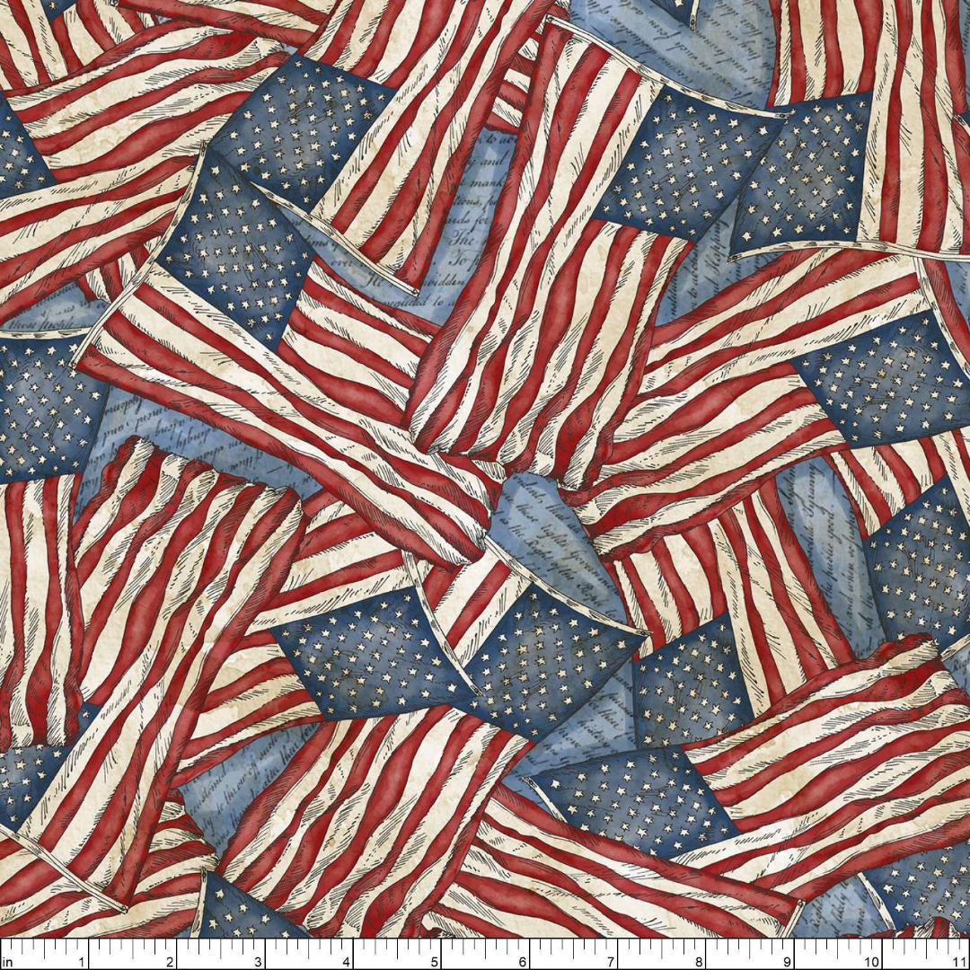 Stars and Stripes Cosmetic Bag
