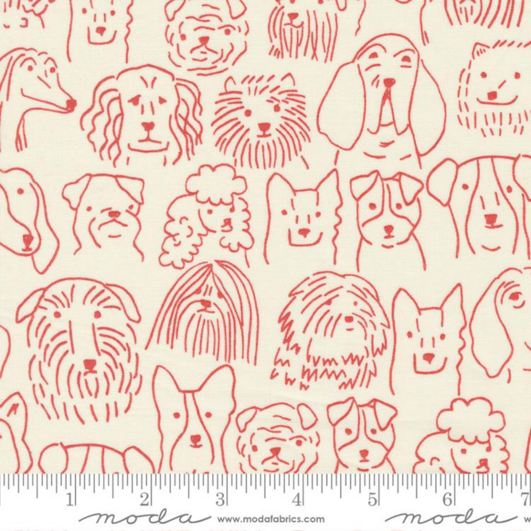 Dog Sketch Diaper Clutch