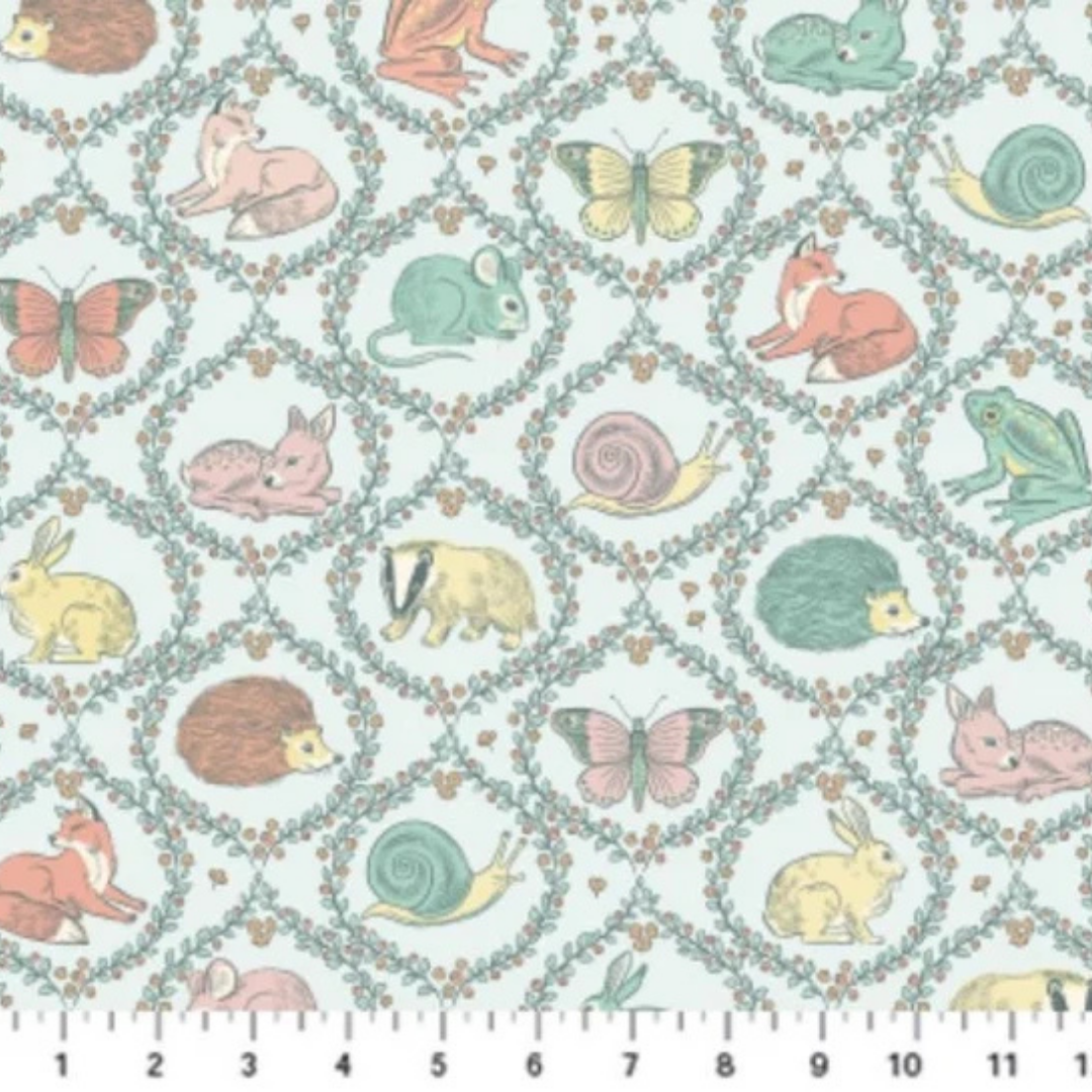 Festive Fauna Diaper Clutch