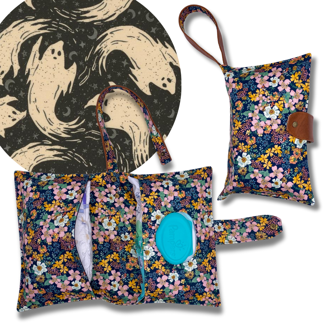 Ghost Haunt Diaper Clutch