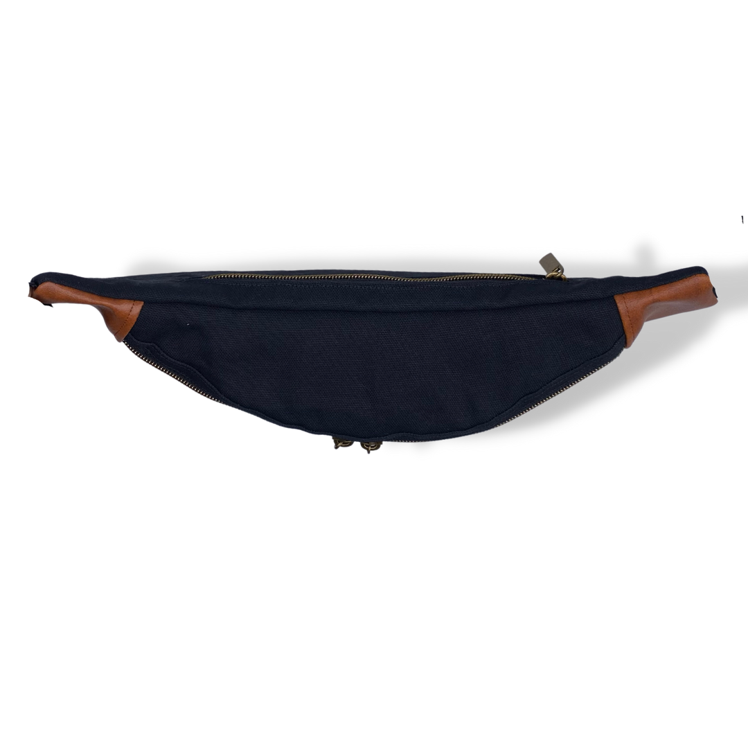 Pride Black Canvas Hip Bag
