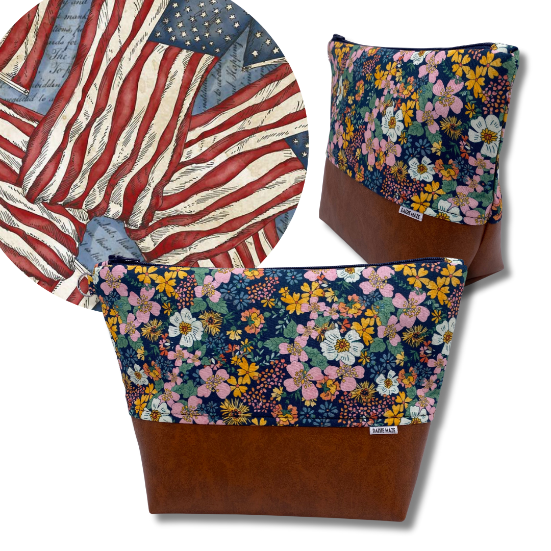 Stars and Stripes Cosmetic Bag
