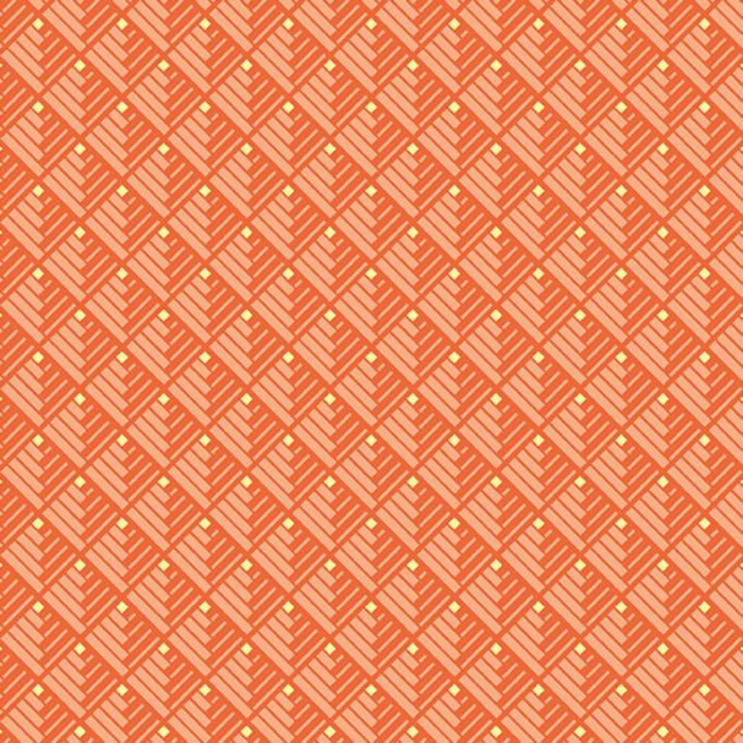 Logcabin Orange Cosmetic Bag