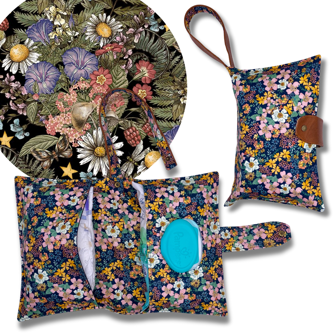 Midnight Forest Diaper Clutch