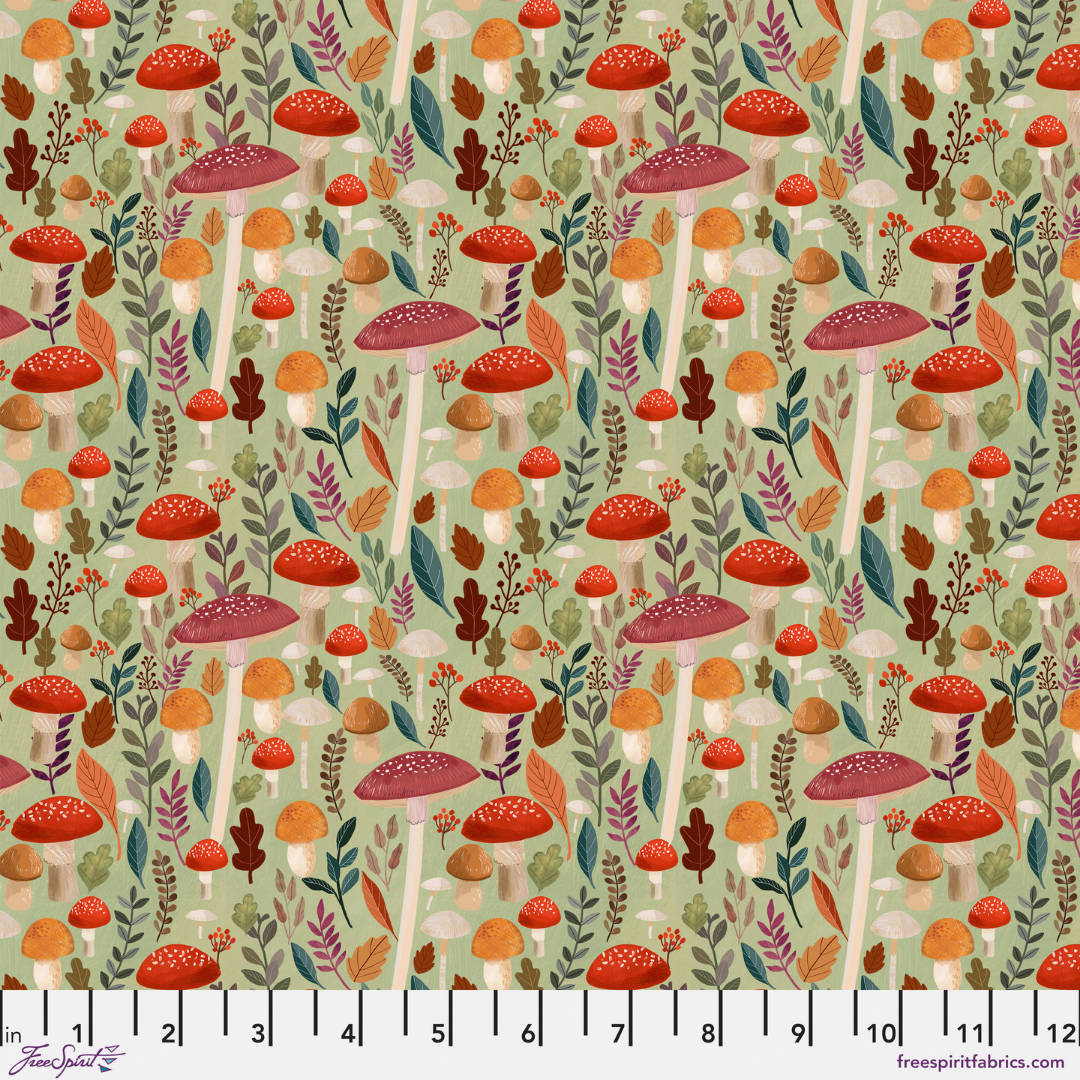 Mushroom Friends Diaper Clutch