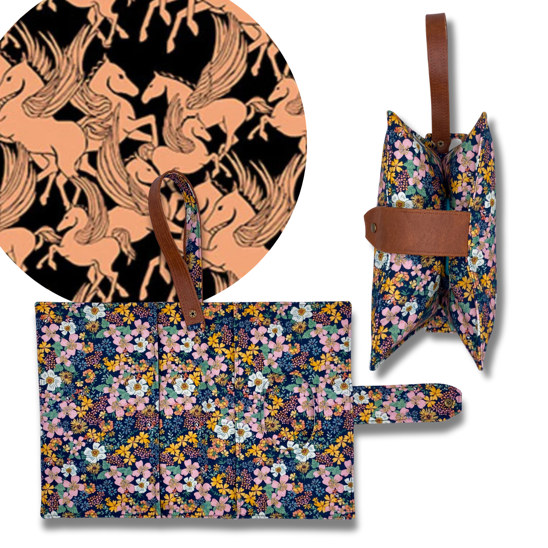 Mythology Antique Diaper Clutch