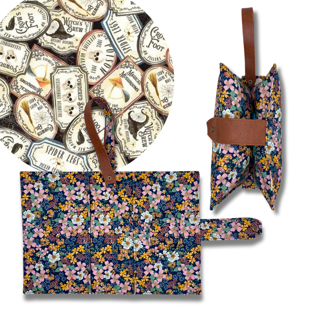 Potion Labels Diaper Clutch