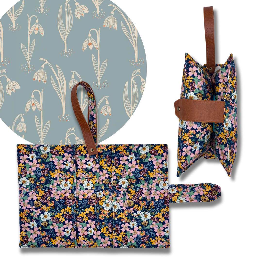 Snowdrops Diaper Clutch