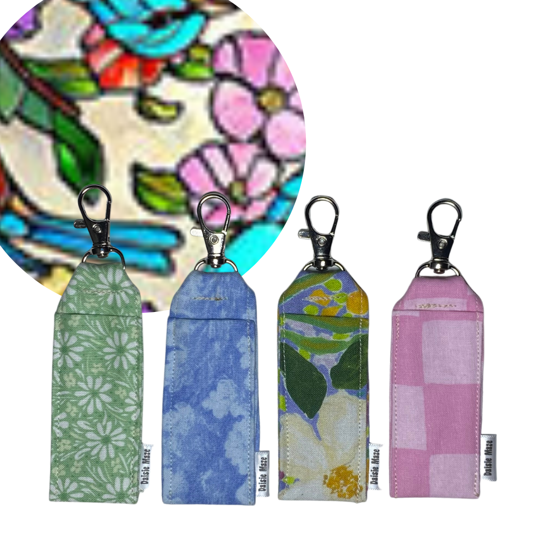 Stained Glass Birds Chapstick Holder
