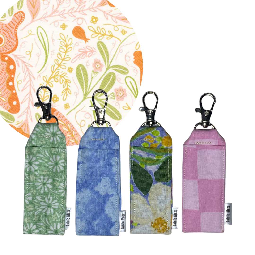 Vintage Butterfly Chapstick Holder