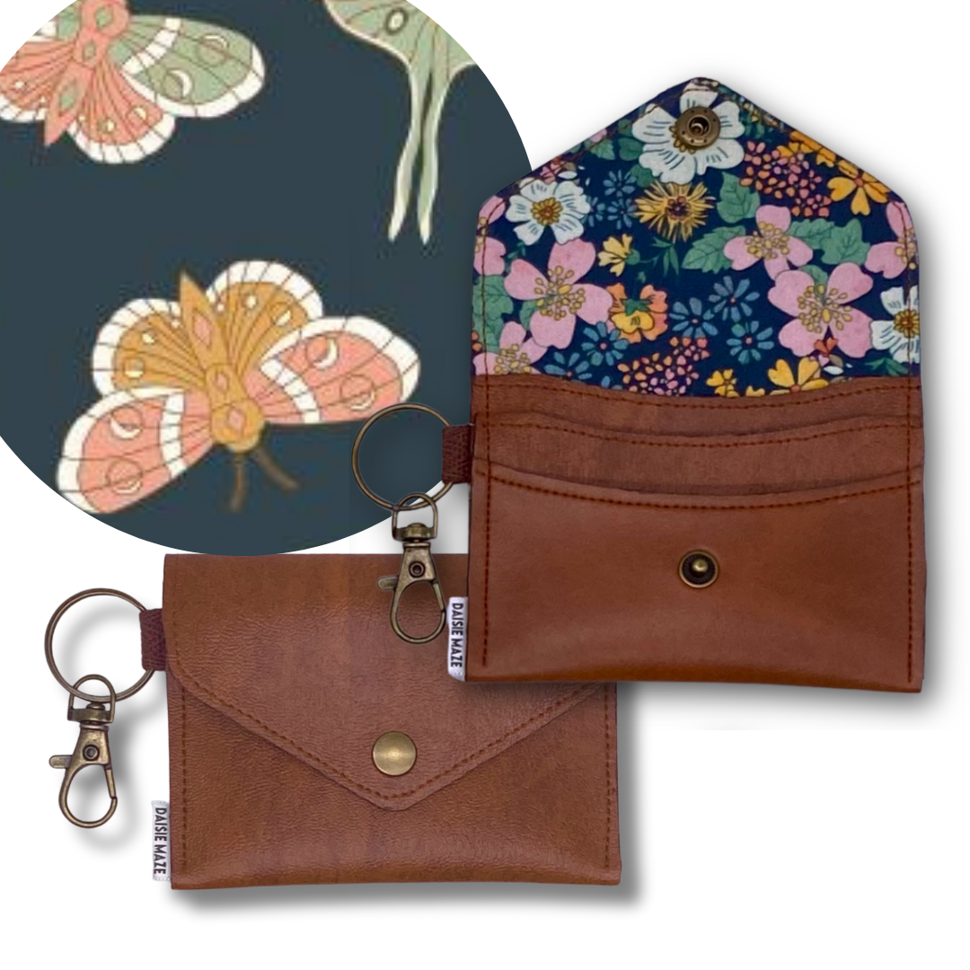 Moonbeam Moth Card Wallet I.D.