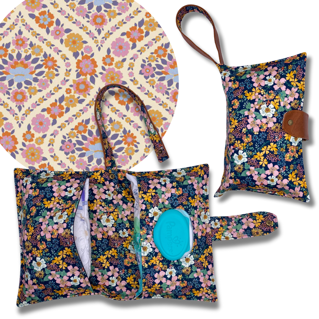 Wallflower Diaper Clutch