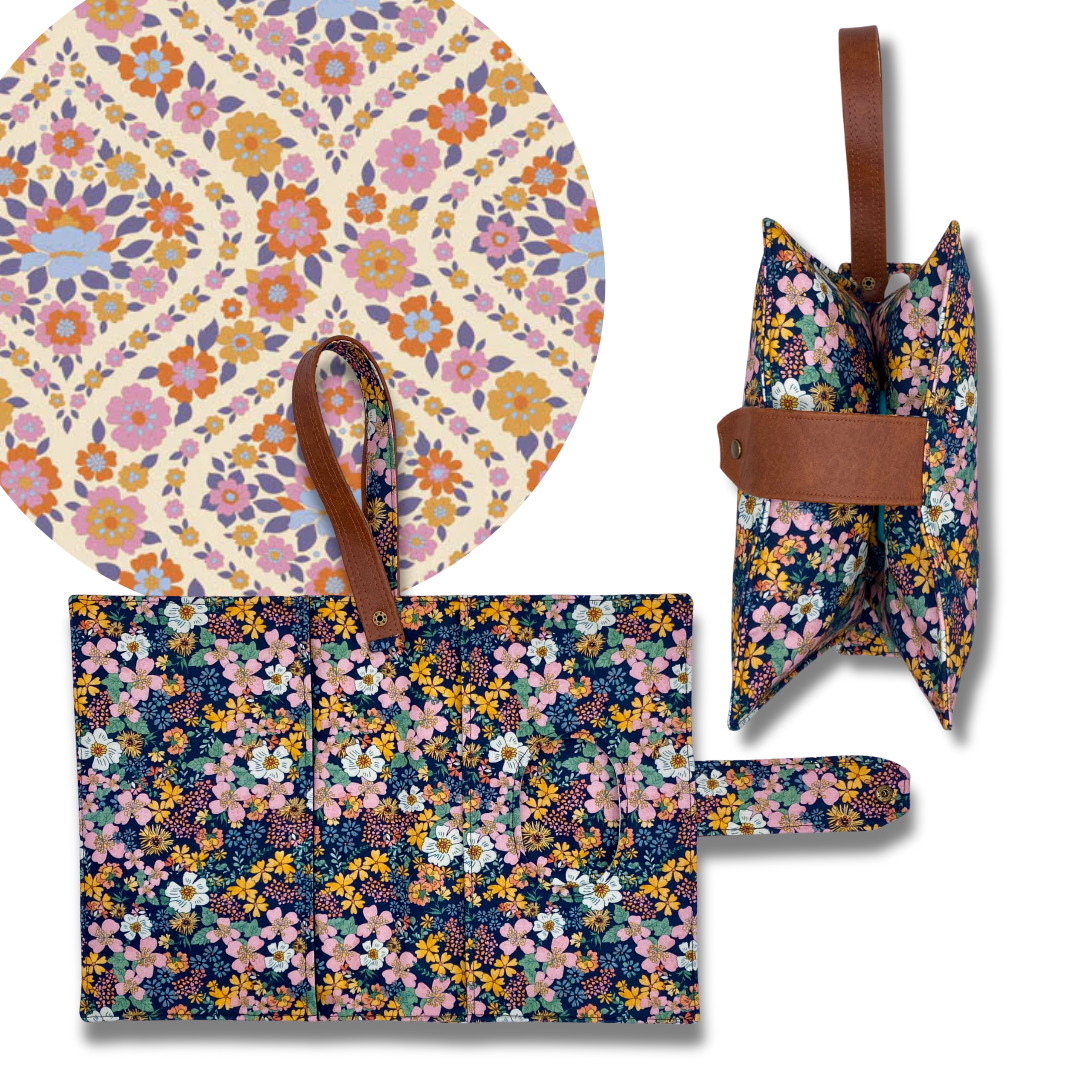 Wallflower Diaper Clutch