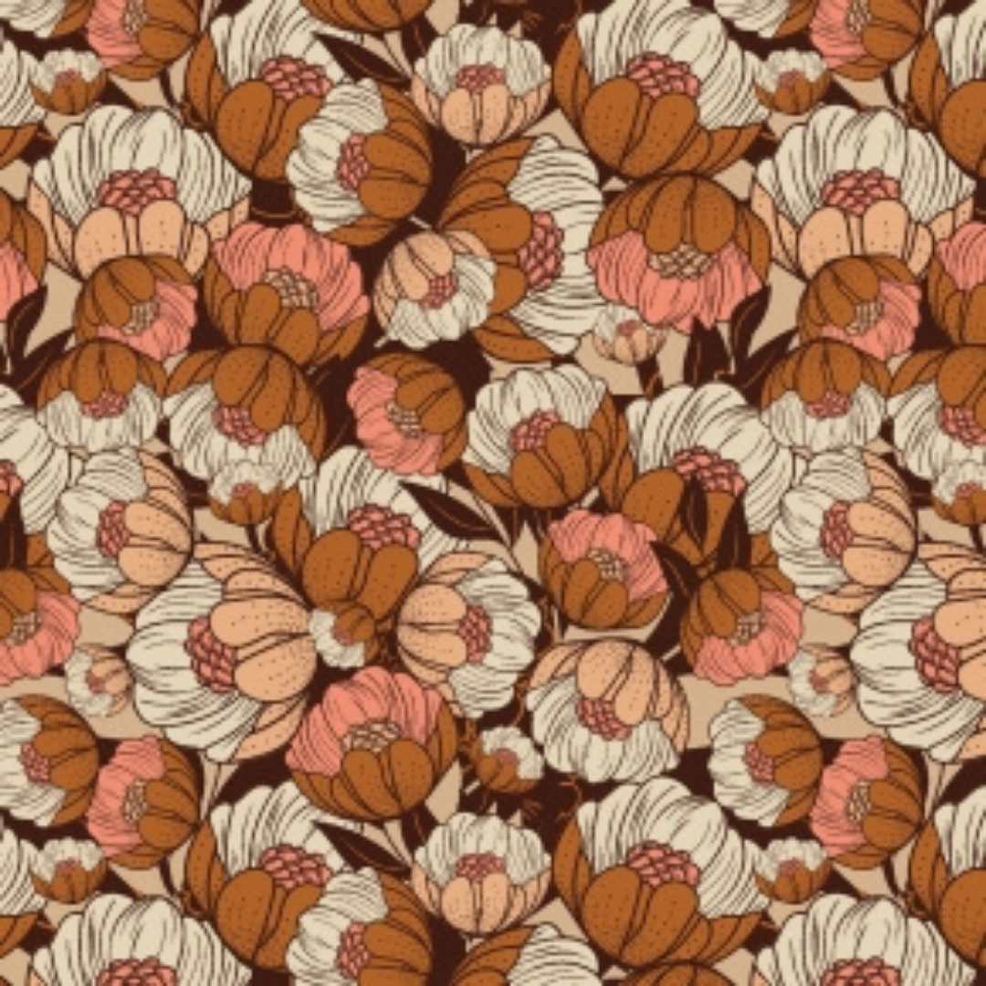 Warm Flora Diaper Clutch