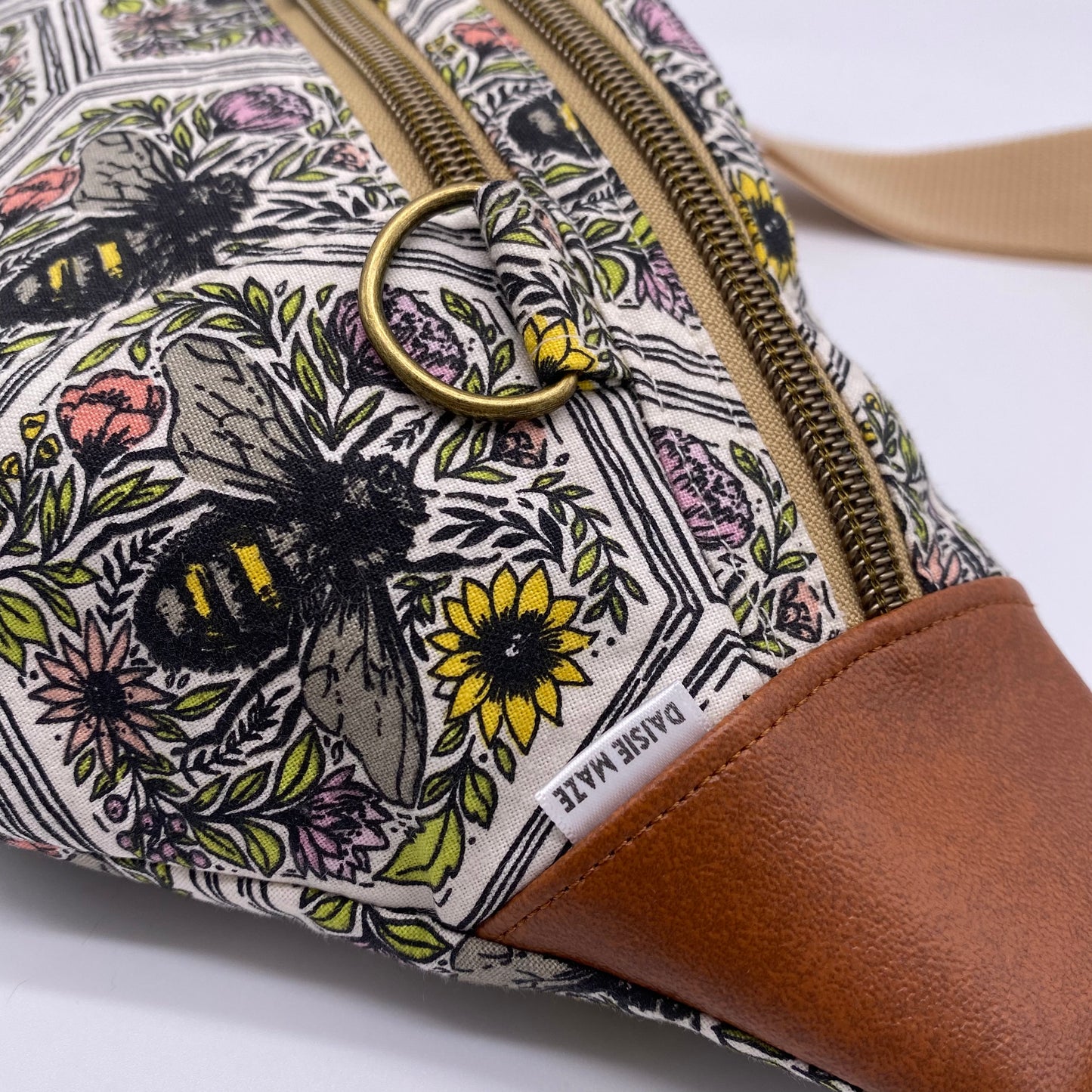 Floral Bee Hip Bag