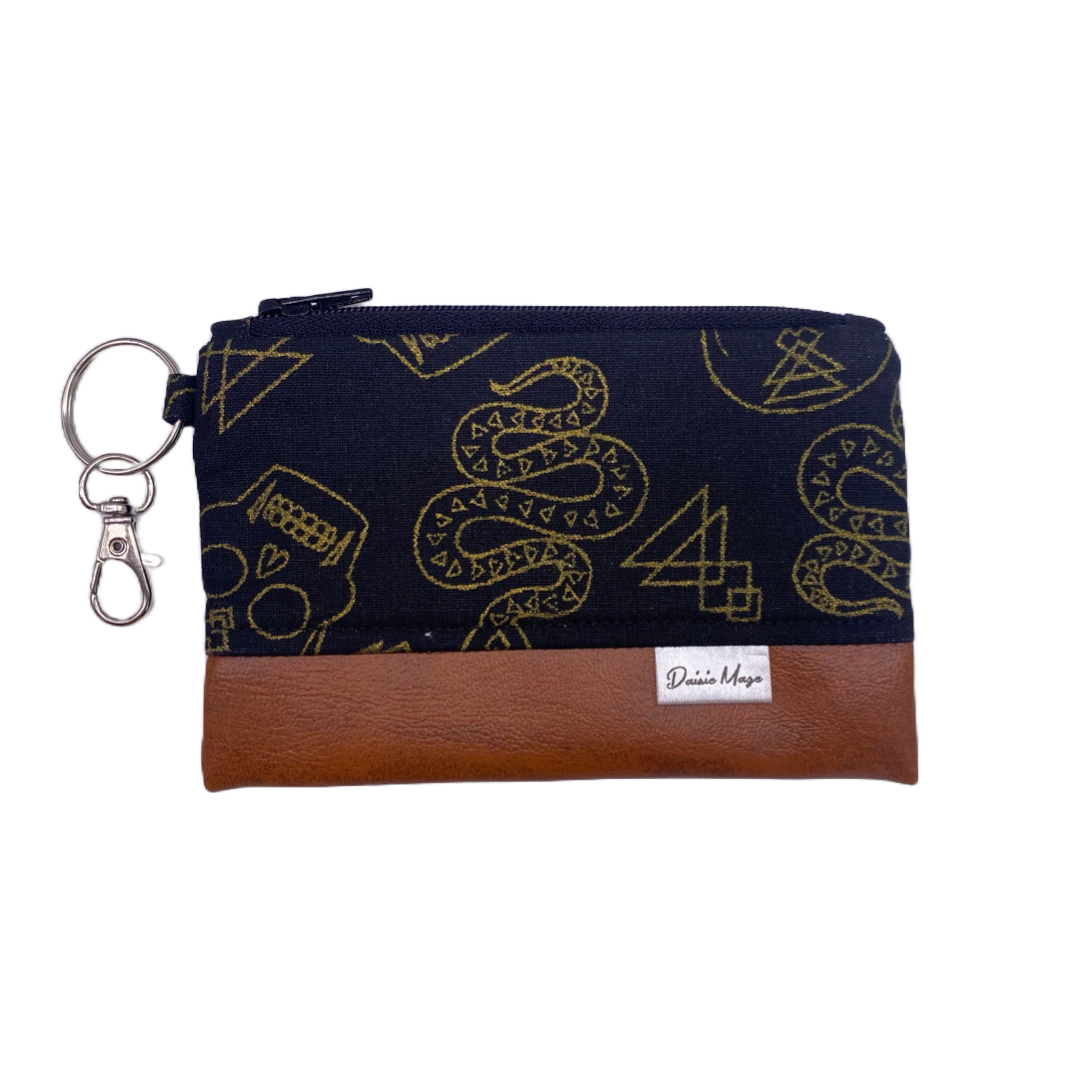 Skull and Snake Coin Purse