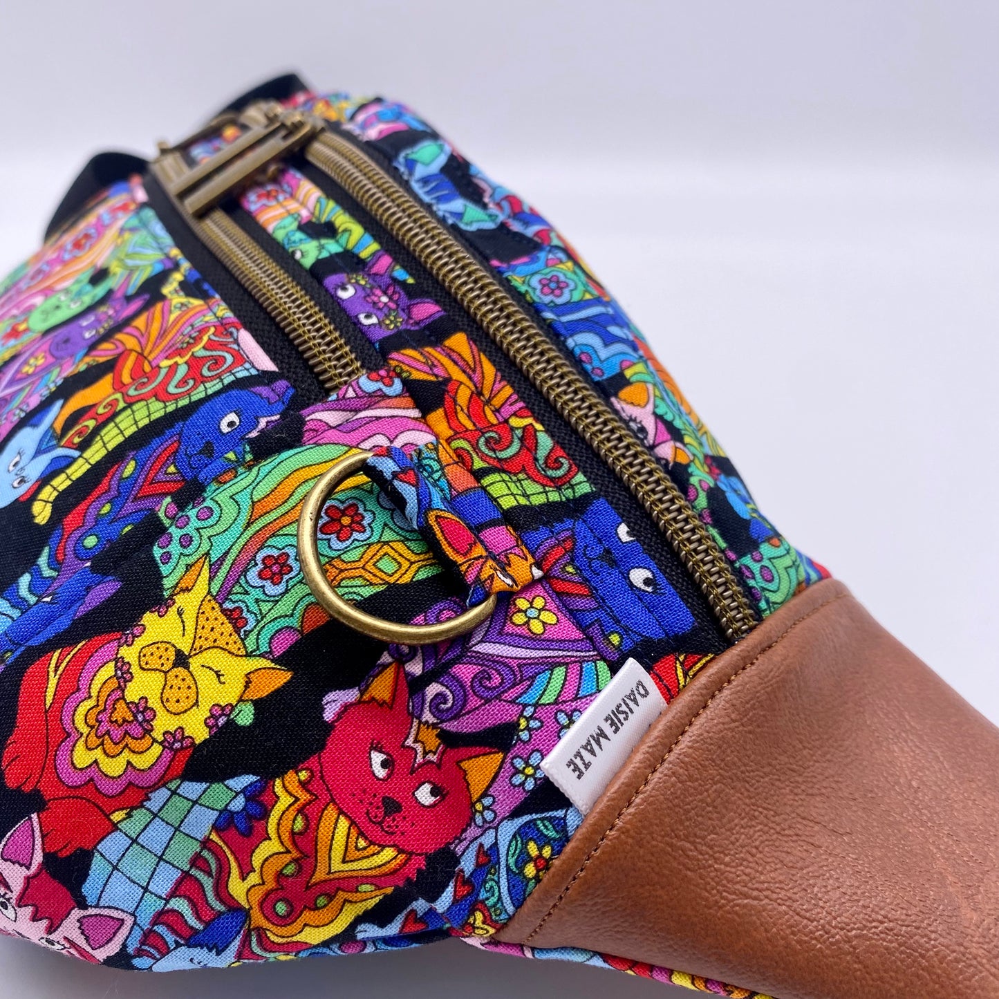 Rainbow Cat Hip Bag