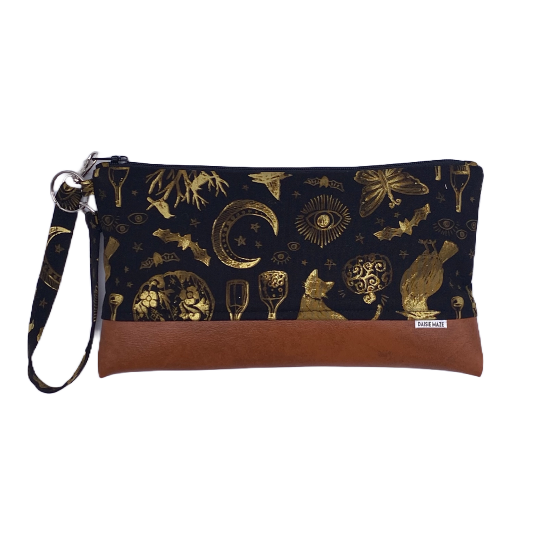 Halloween Icons Large Zipper Clutch