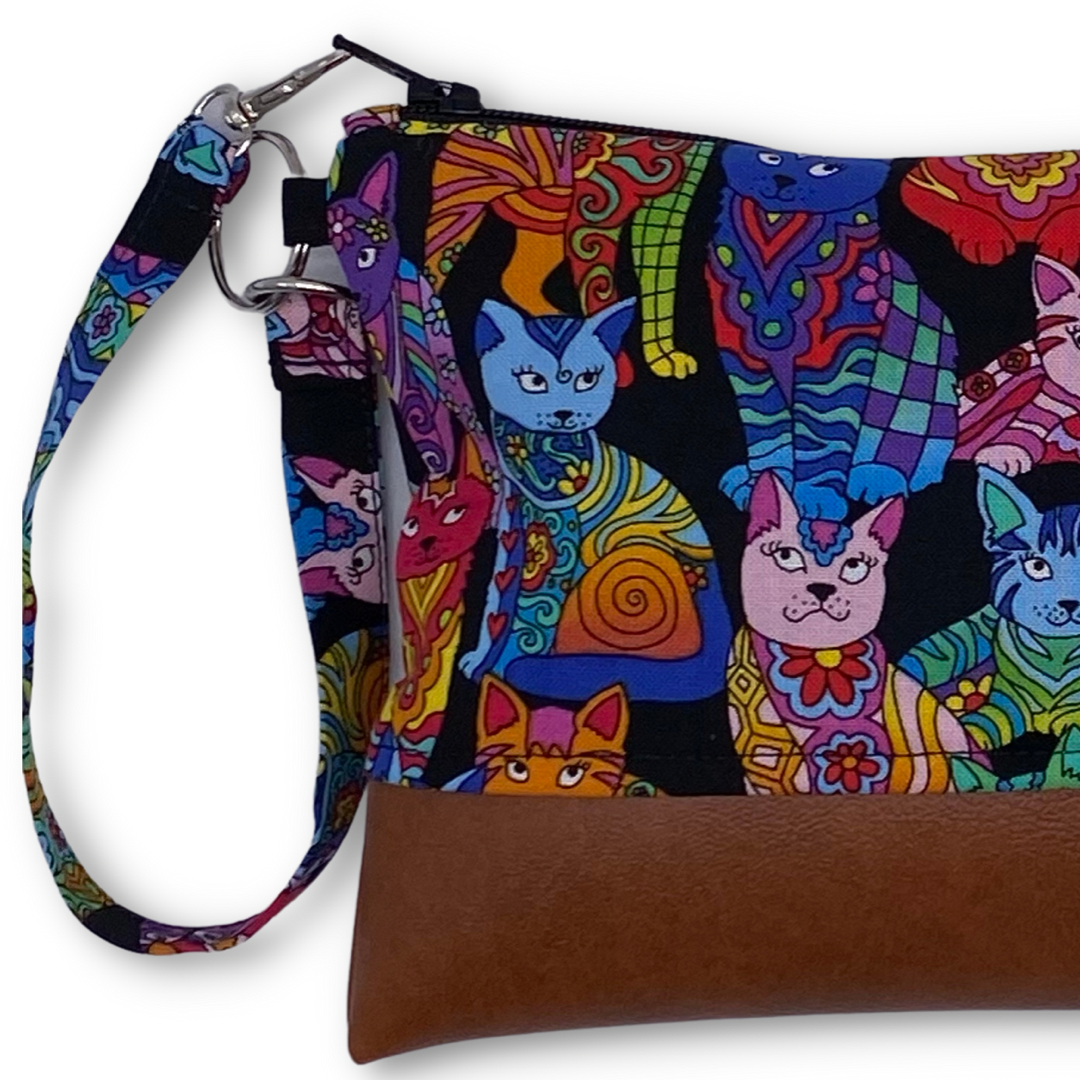 Rainbow Cats Clutch
