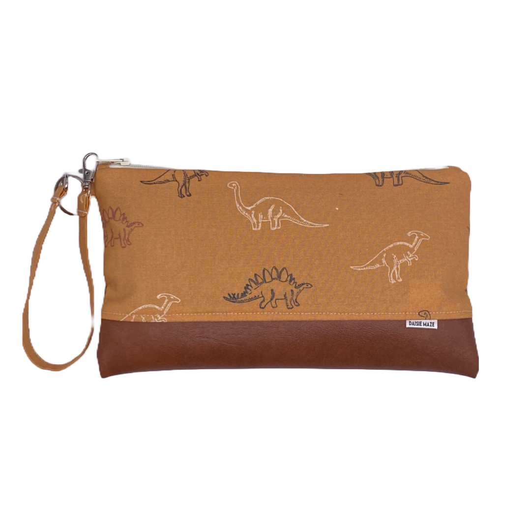 Dinosaur clutch deals bag