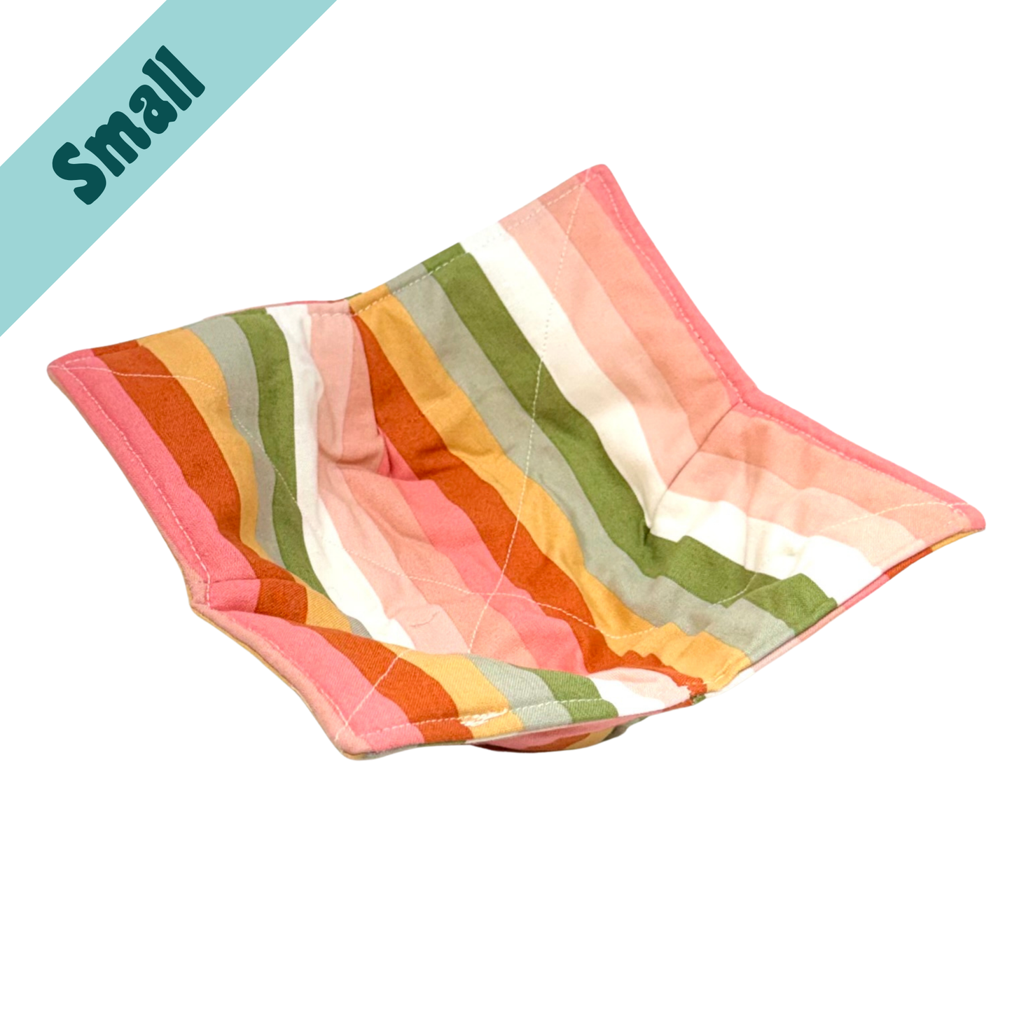 Retro Muted Stripe Small Bowl Hug