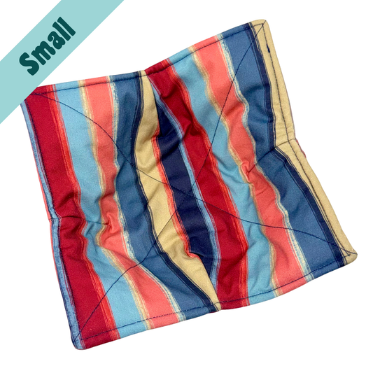Blue Meadow Stripe Small Bowl Hug