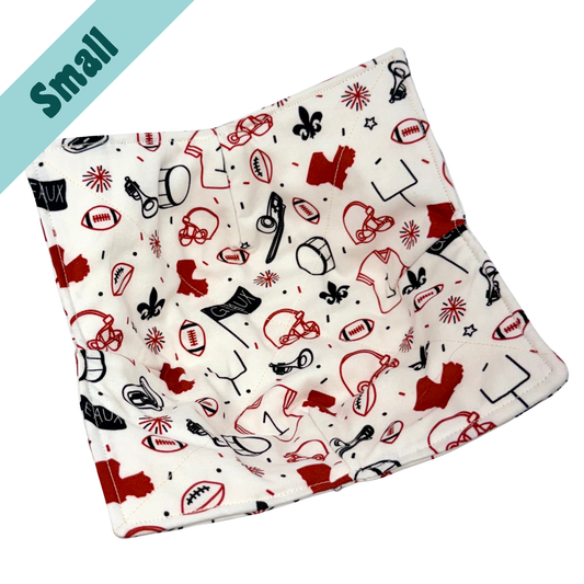 Red and Black Sports Team Small Bowl Hug