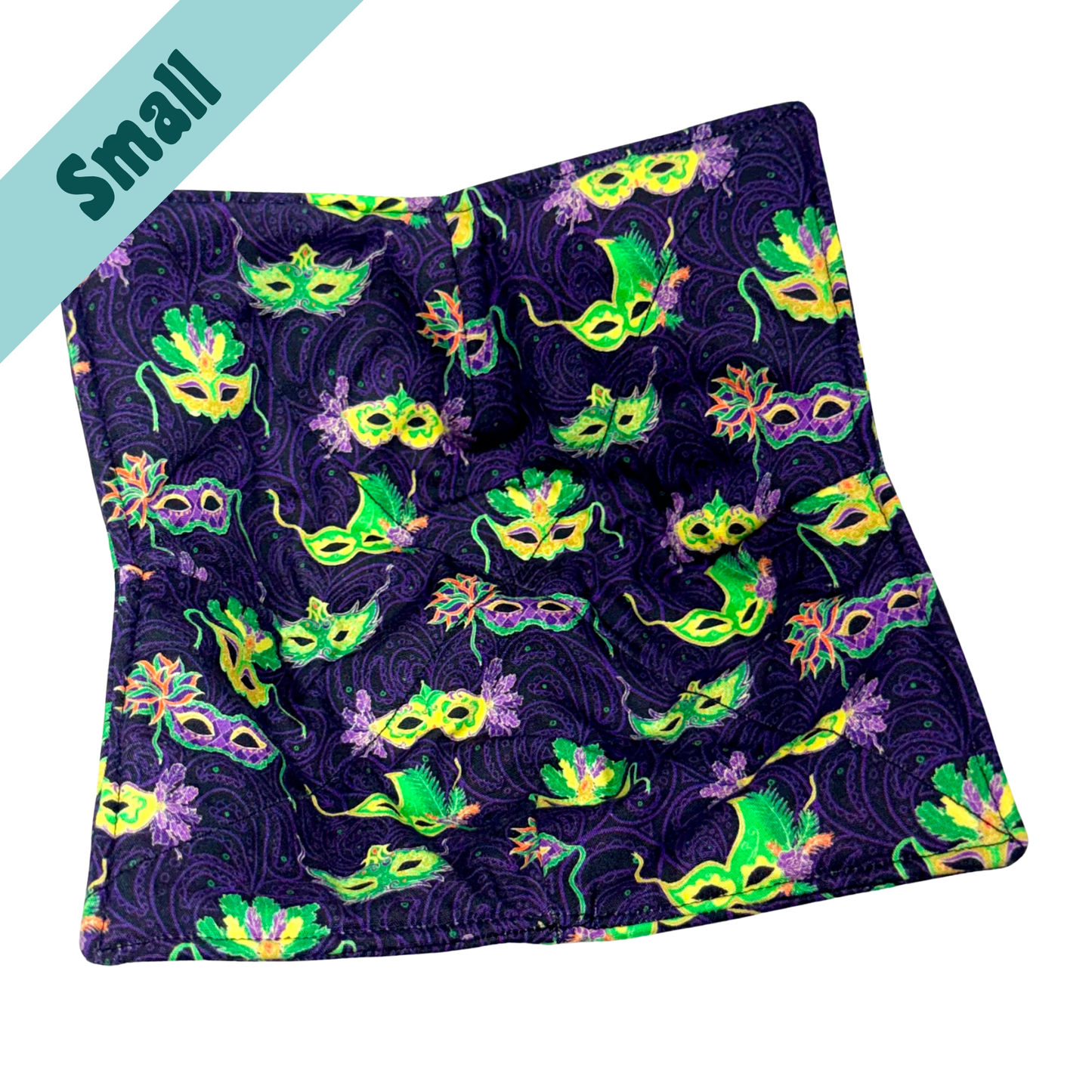 Mardi Gras Masks Small Bowl Hug