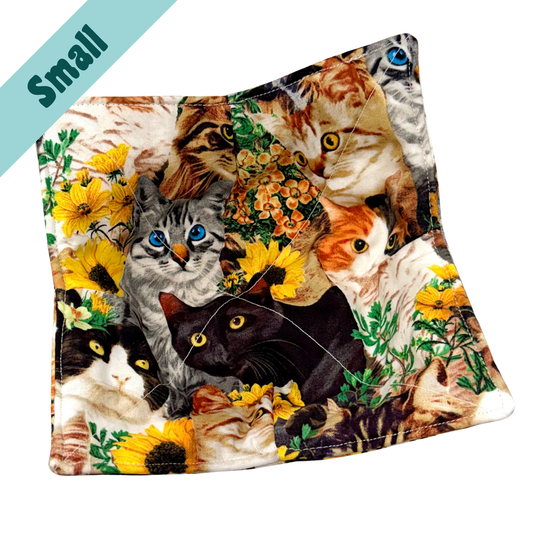 Sunflower Cats Small Bowl Hug